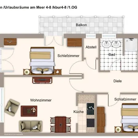 Urlaubsräume Am Urlaubsräume Am 4-8 * Ostseebad Kühlungsborn